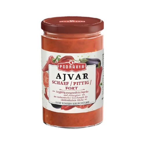 Podravka ajvar hot 350 gr