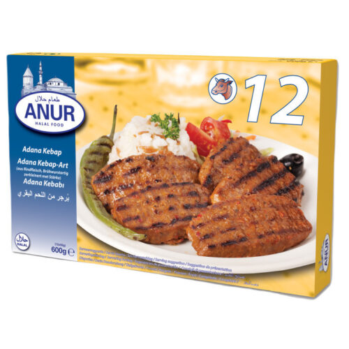 Anur Adana Kebap 12 stk 600 gr