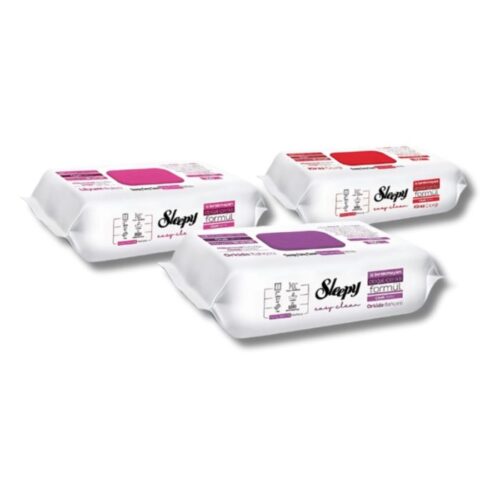 sleepy schoonmaakdoekjes 100 blad 3 voor  (Lelie + Orchidee + Kersenbloesem)