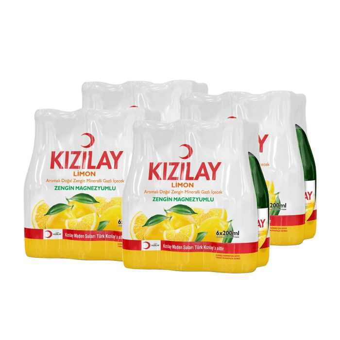 Kızılay Mineraalwater Citroen 24x200ml