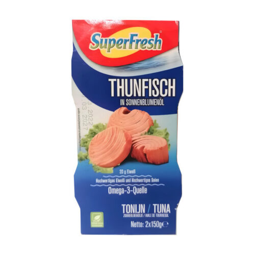 SUPERFRESH TONIJN 2X150 gr