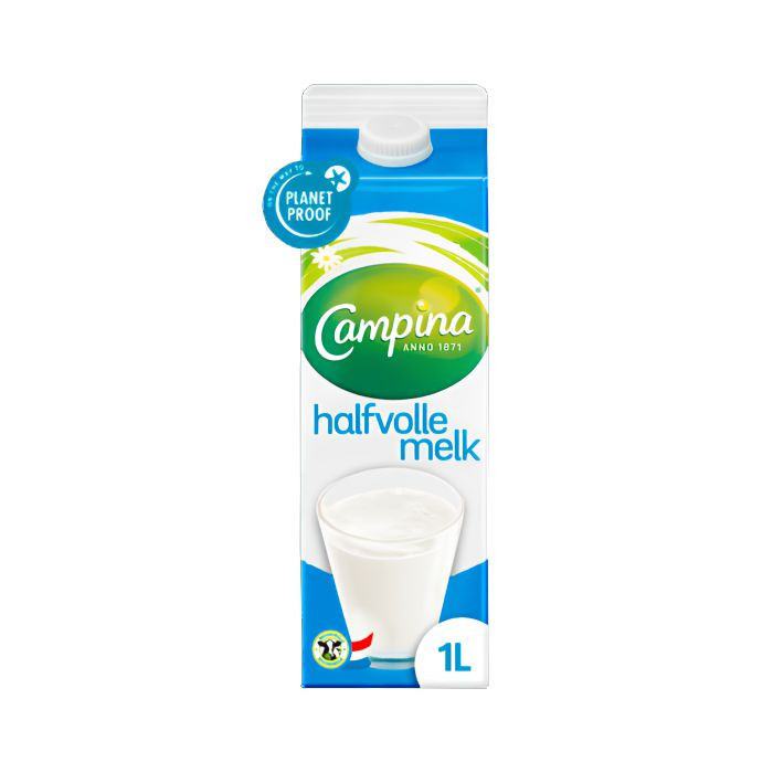 Campina Halfvolle Melk 1ltr (verse melk)