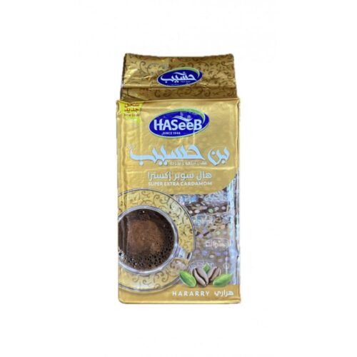 HASEEB  Gold Super Extra Kardemom Koffie 500gr