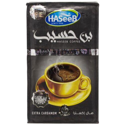 Haseeb - Arabische Mokka Extra Kardemom - Zwarte Kardemom Mokka 500 gr