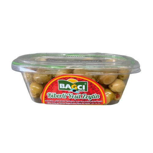 Bağcı Groene Olijven met Peper 400 gr