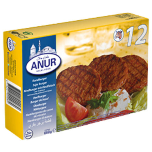 Anur Rund Burger 12 stk